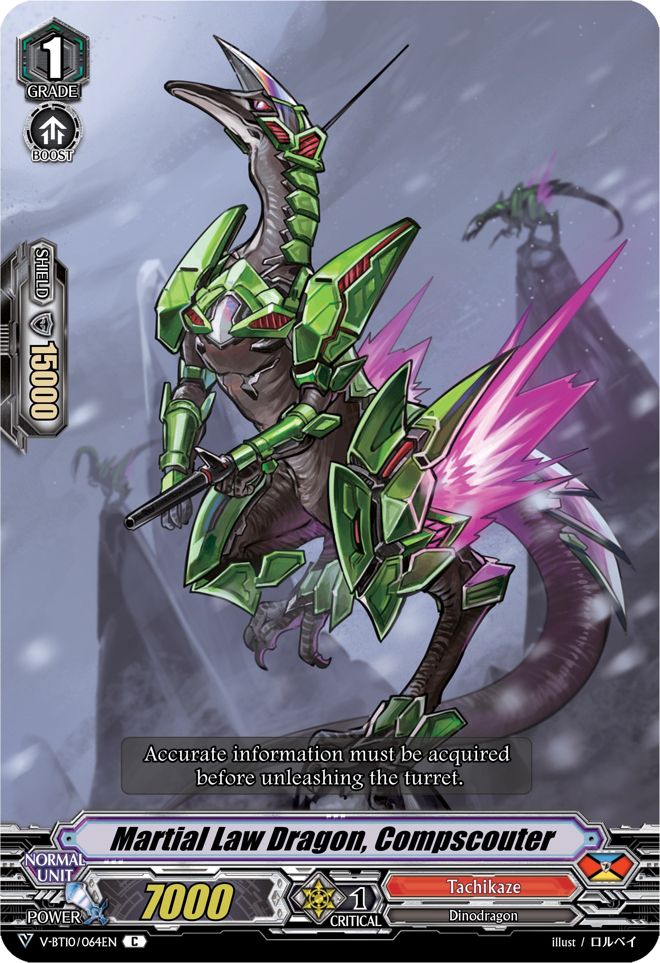 Martial Law Dragon, Compscouter (V-BT10/064EN) [Phantom Dragon Aeon] | Pegasus Games WI