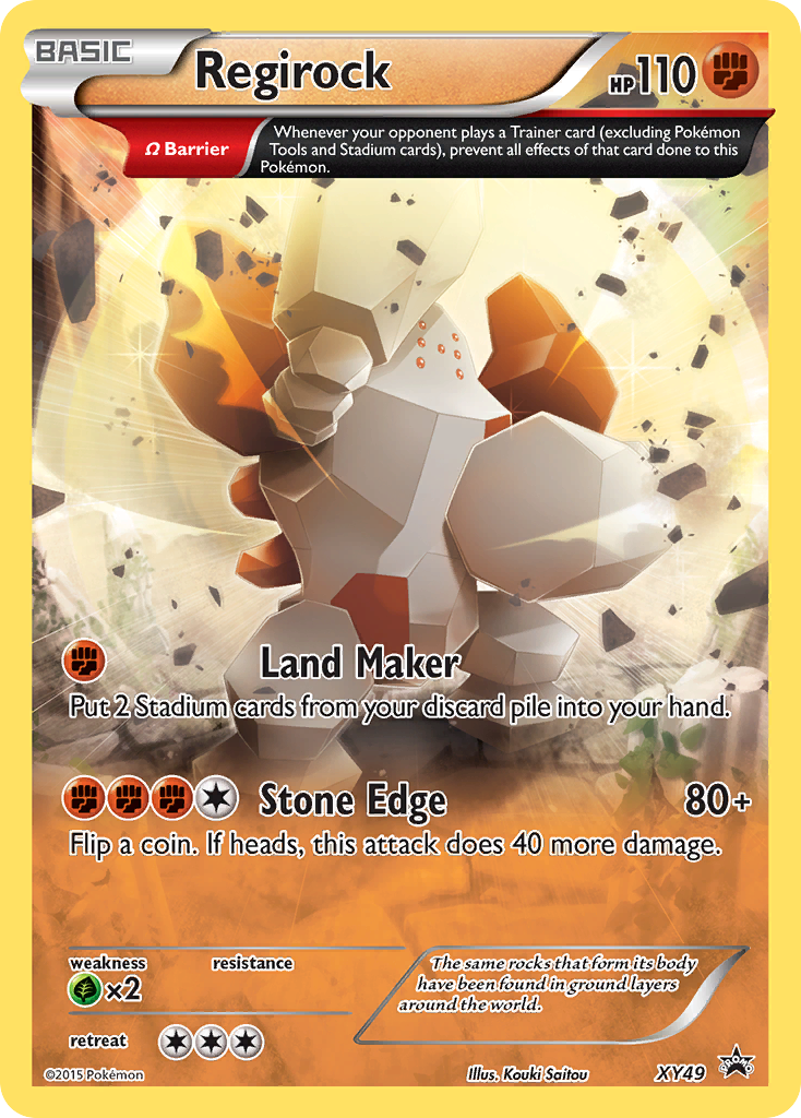 Regirock (XY49) [XY: Black Star Promos] | Pegasus Games WI