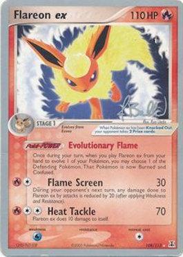 Flareon ex (108/113) (Eeveelutions - Jimmy Ballard) [World Championships 2006] | Pegasus Games WI