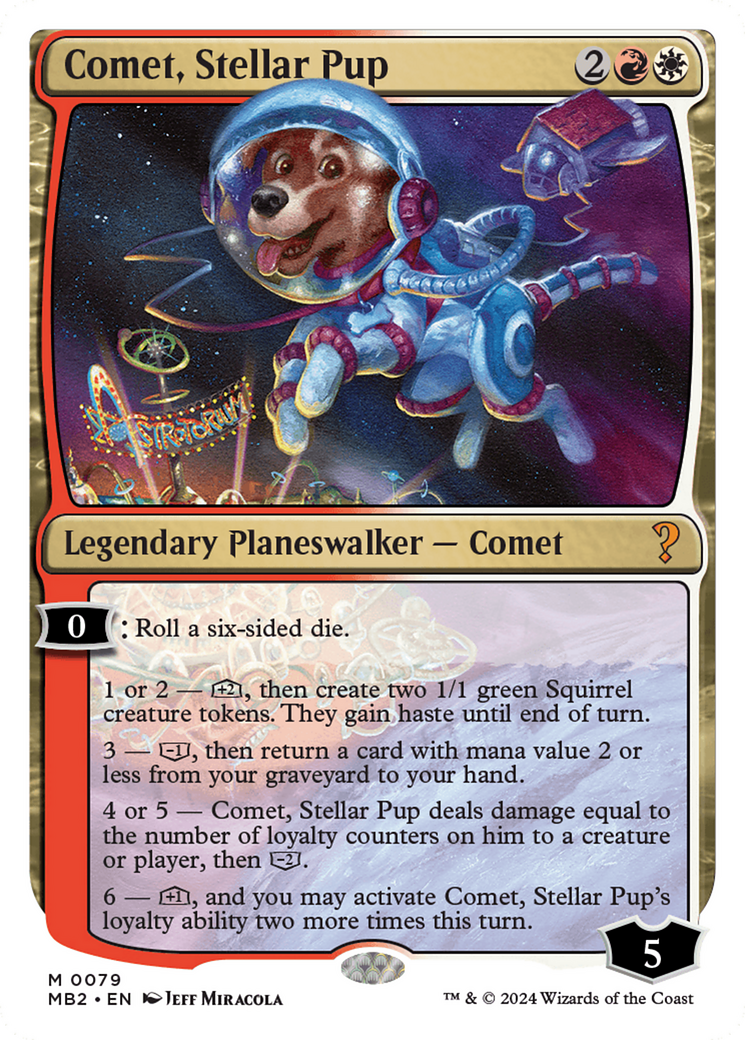 Comet, Stellar Pup [Mystery Booster 2] | Pegasus Games WI