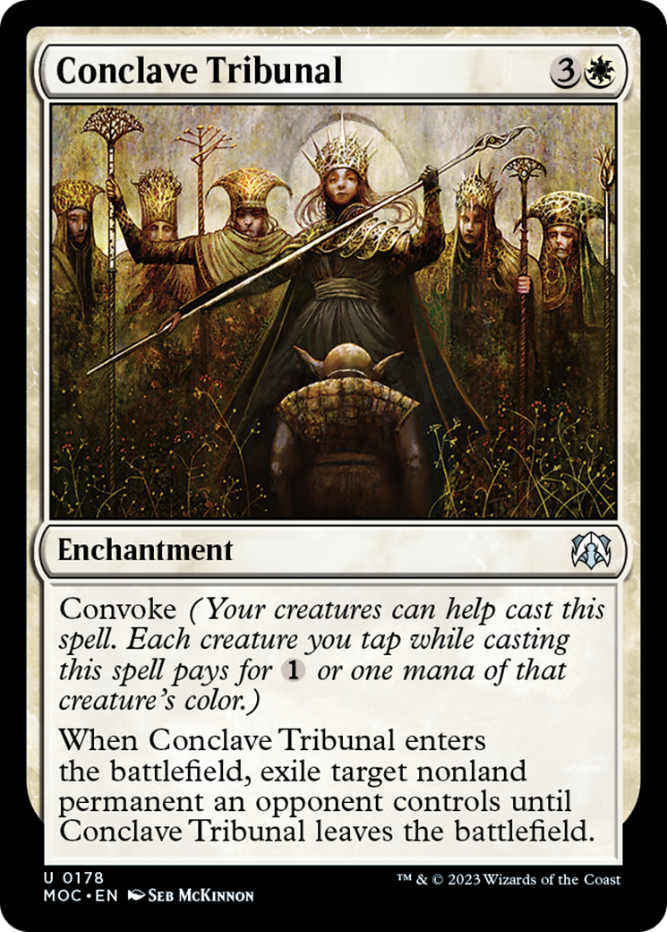 Conclave Tribunal [March of the Machine Commander] | Pegasus Games WI