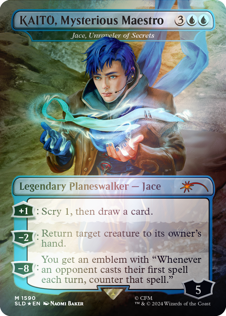 KAITO, Mysterious Maestro - Jace, Unraveler of Secrets (Rainbow Foil) [Secret Lair Drop Series] | Pegasus Games WI