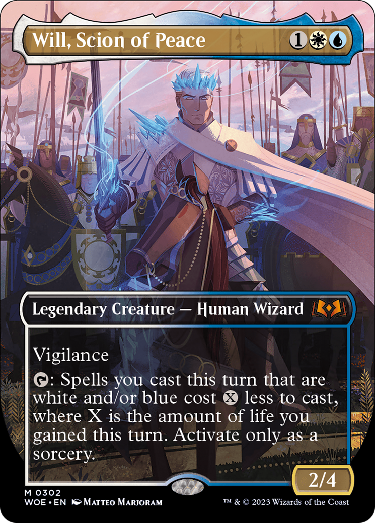 Will, Scion of Peace (Borderless Alternate Art) [Wilds of Eldraine] | Pegasus Games WI