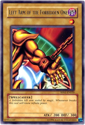 Left Arm of the Forbidden One [RP01-EN020] Rare | Pegasus Games WI