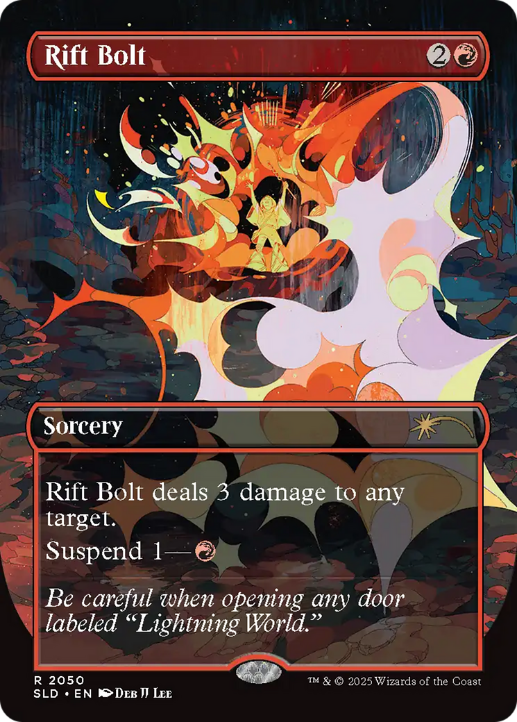Rift Bolt (2050) (Rainbow Foil) [Secret Lair Drop Series] | Pegasus Games WI