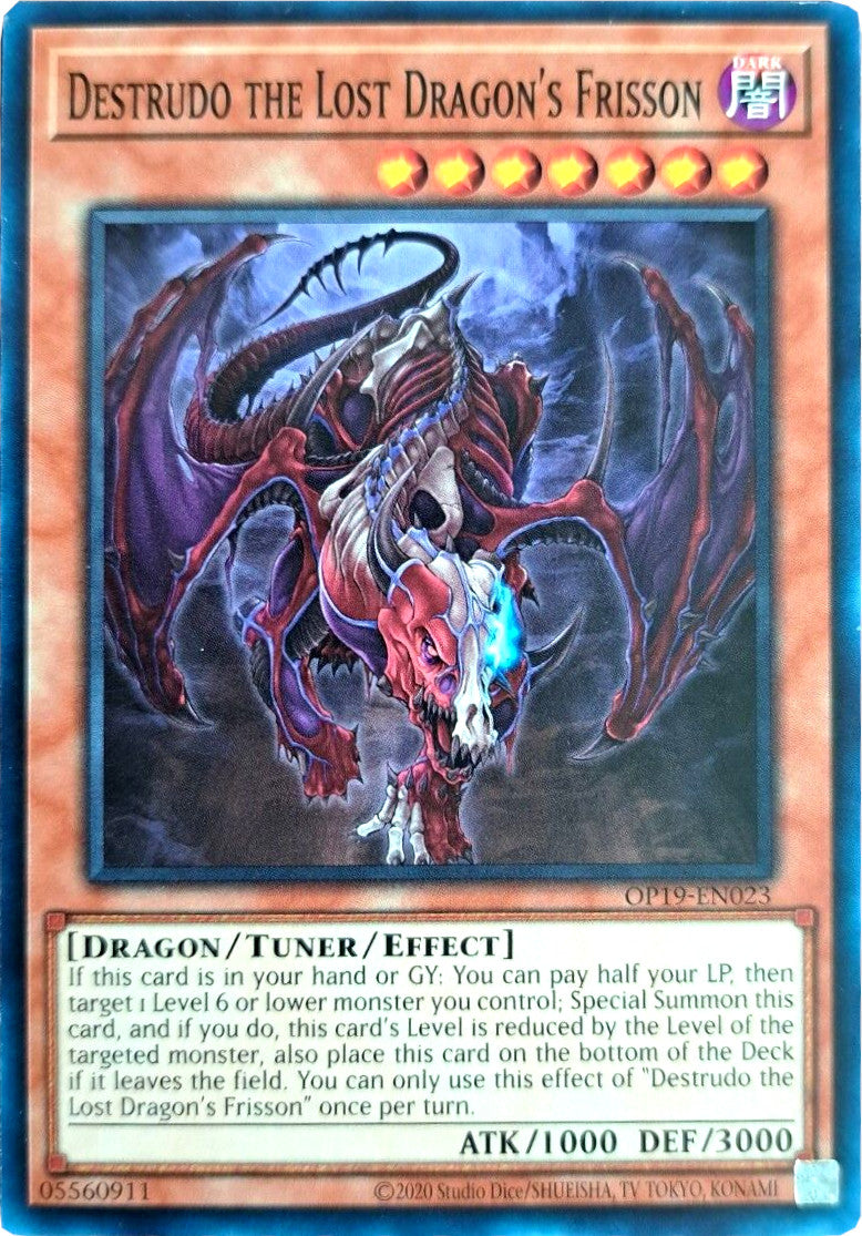 Destrudo the Lost Dragon's Frisson [OP19-EN023] Common | Pegasus Games WI
