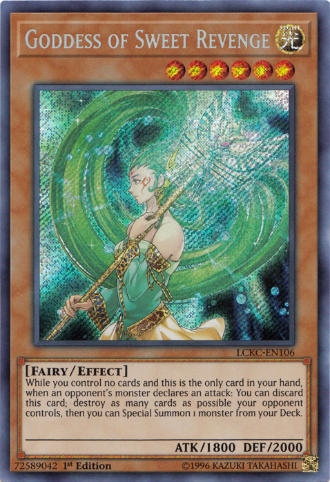 Goddess of Sweet Revenge [LCKC-EN106] Secret Rare | Pegasus Games WI