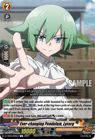 Ever-changing Pendulum, Lyserg (D-TB03/096EN) [Shaman King] | Pegasus Games WI