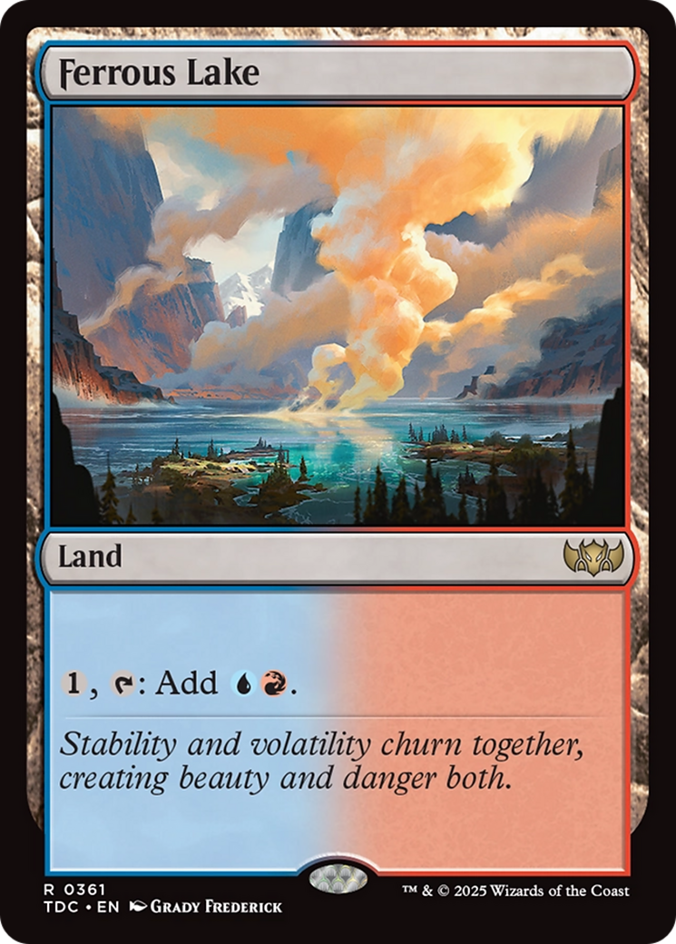 Ferrous Lake [Tarkir: Dragonstorm Commander] | Pegasus Games WI