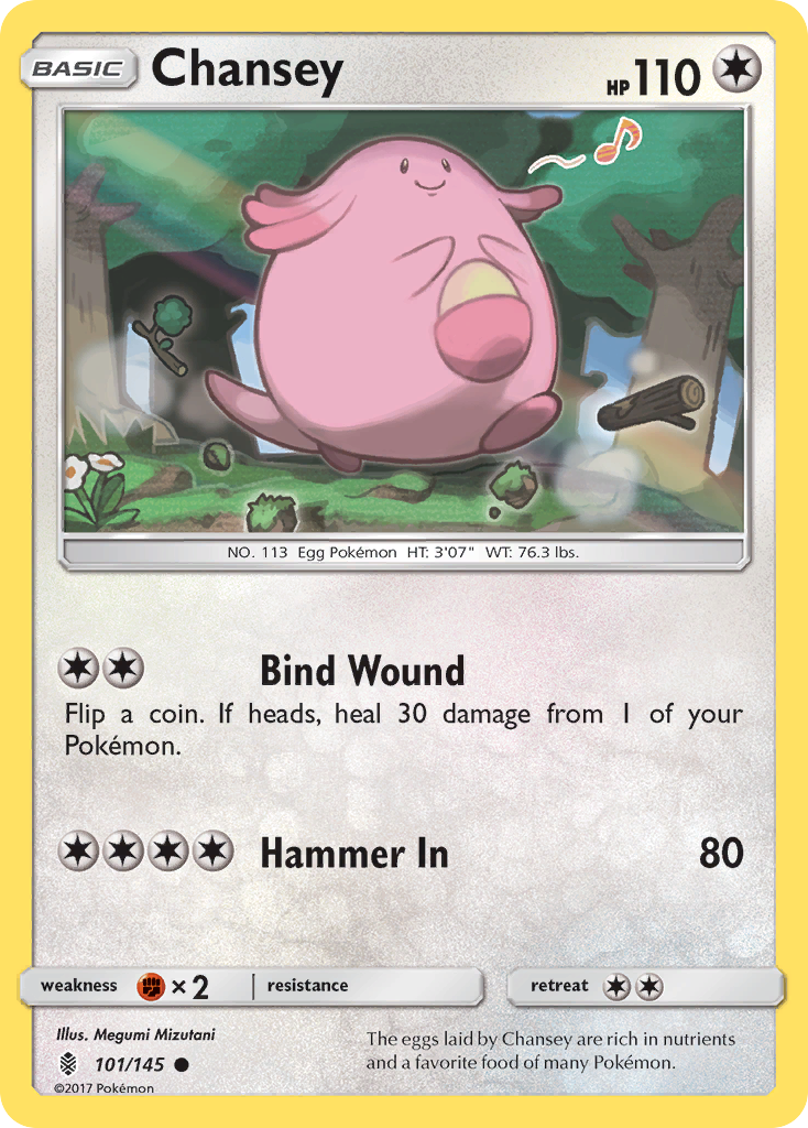 Chansey (101/145) [Sun & Moon: Guardians Rising] | Pegasus Games WI