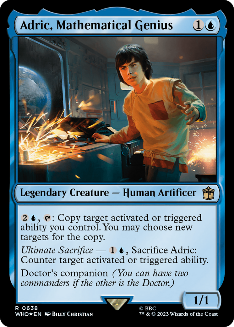 Adric, Mathematical Genius (Surge Foil) [Doctor Who] | Pegasus Games WI