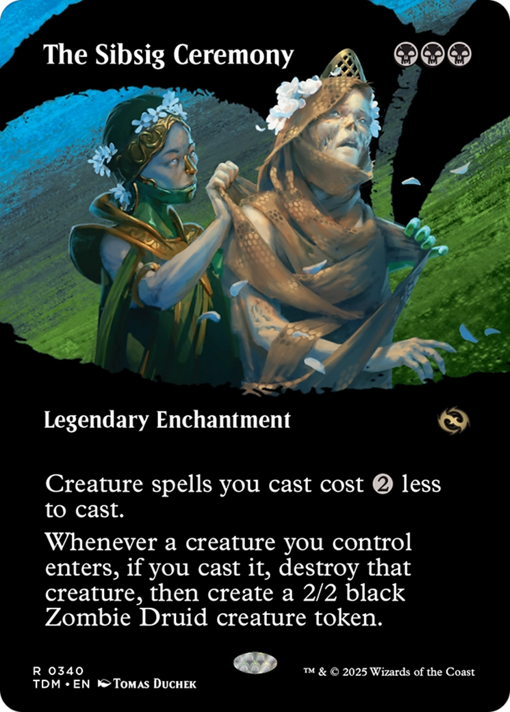 The Sibsig Ceremony (Borderless) [Tarkir: Dragonstorm] | Pegasus Games WI