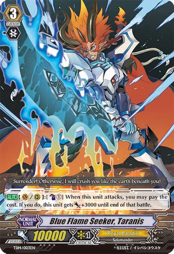 Blue Flame Seeker, Taranis (TD14/003EN) [Trial Deck 14: Seeker of Hope] | Pegasus Games WI