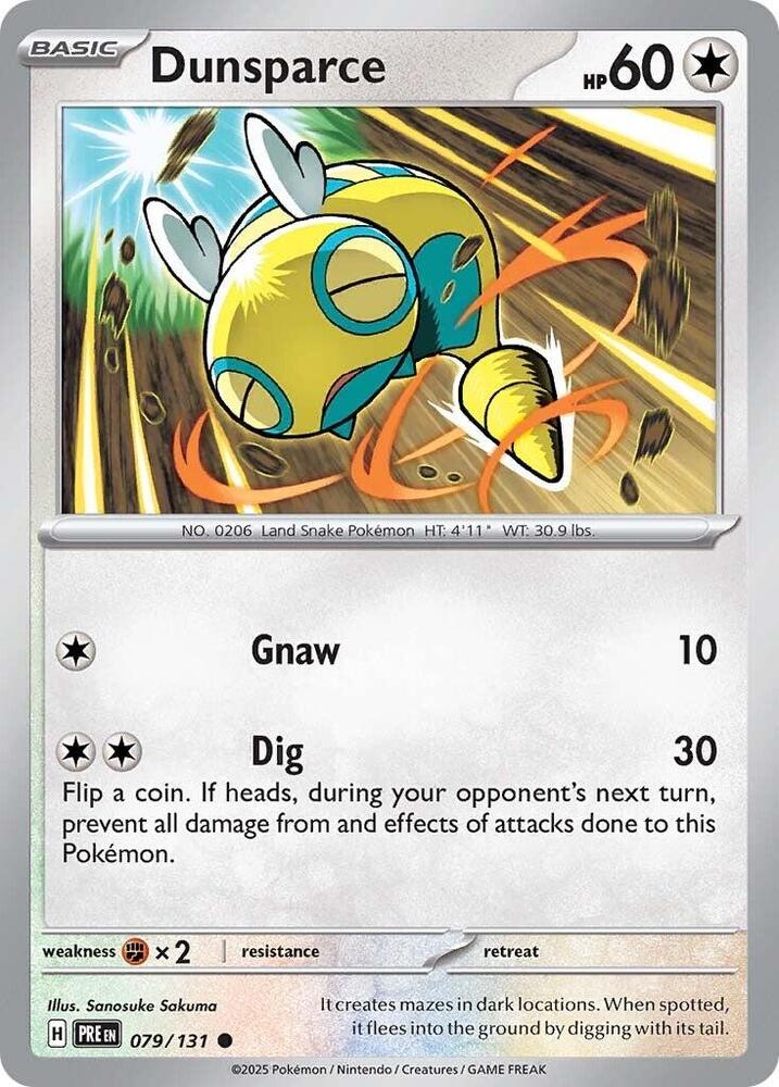 Dunsparce (079/131) [Scarlet & Violet: Prismatic Evolutions] | Pegasus Games WI