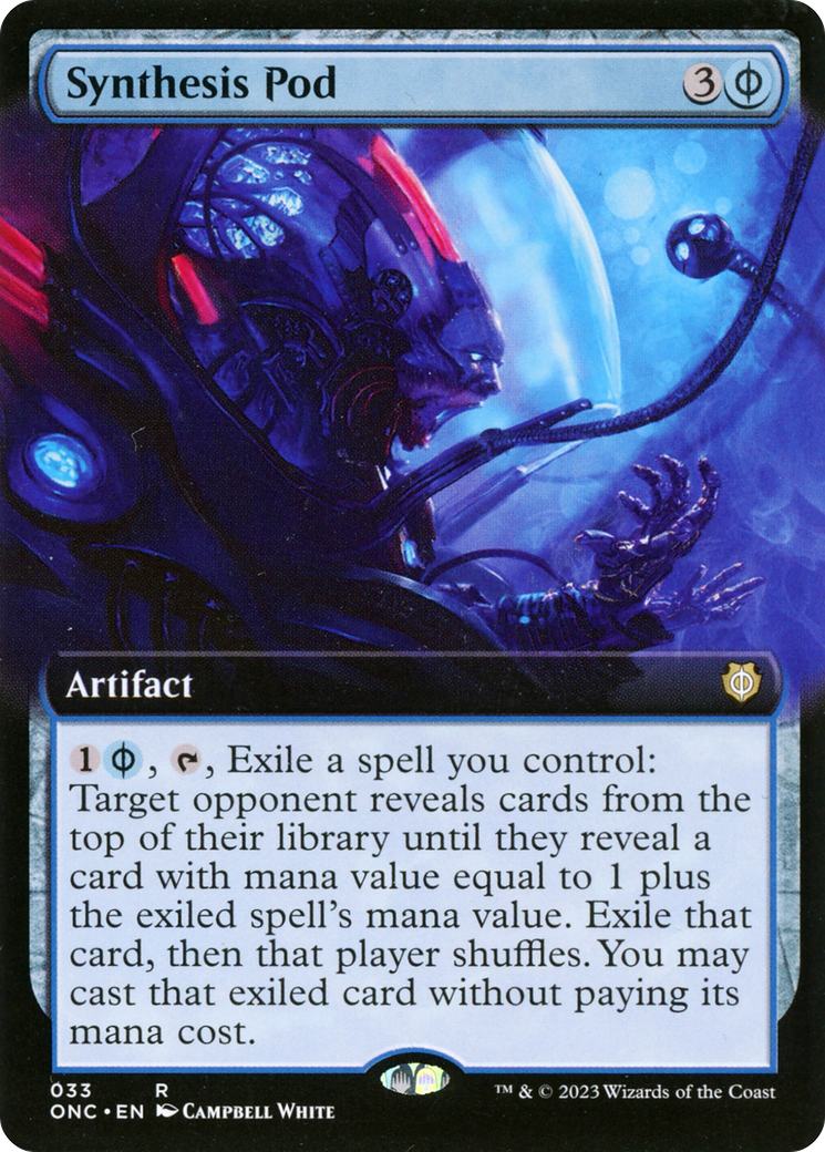 Synthesis Pod (Extended Art) [Phyrexia: All Will Be One Commander] | Pegasus Games WI