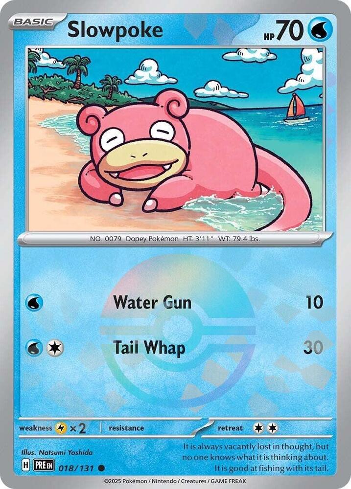 Slowpoke (018/131) (Poke Ball Pattern) [Scarlet & Violet: Prismatic Evolutions] | Pegasus Games WI