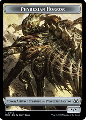 Phyrexian Golem // Phyrexian Horror Double-Sided Token [March of the Machine Commander Tokens] | Pegasus Games WI