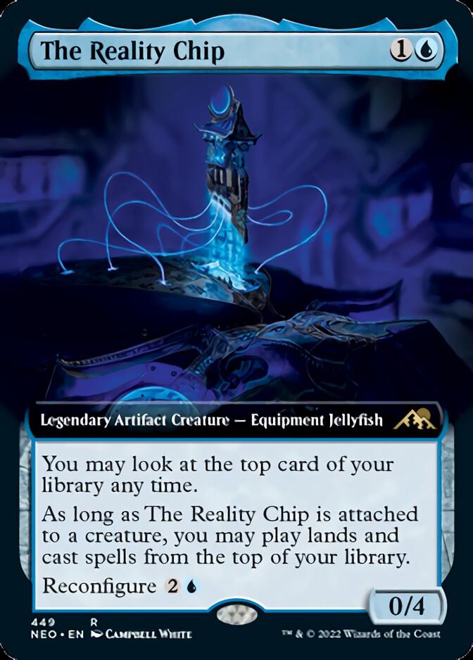 The Reality Chip (Extended Art) [Kamigawa: Neon Dynasty] | Pegasus Games WI