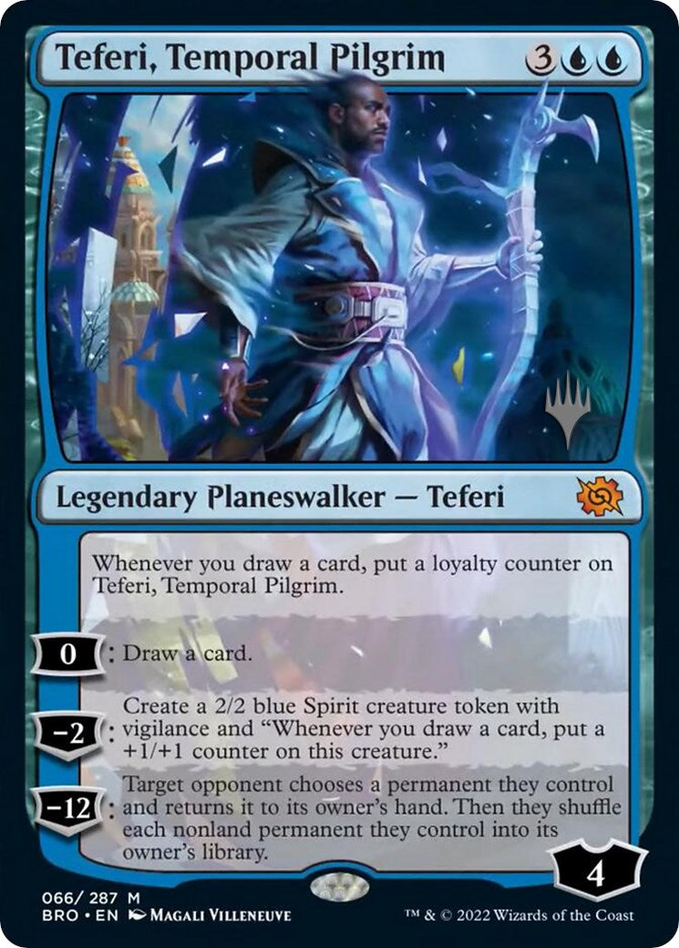 Teferi, Temporal Pilgrim (Promo Pack) [The Brothers' War Promos] | Pegasus Games WI