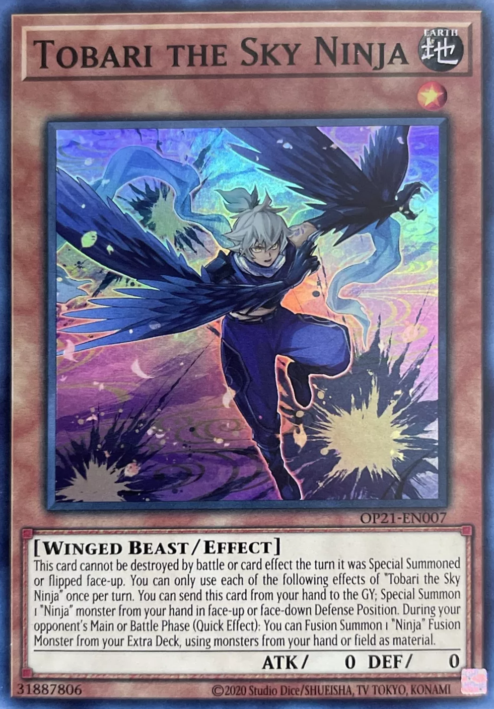 Tobari the Sky Ninja [OP21-EN007] Super Rare | Pegasus Games WI