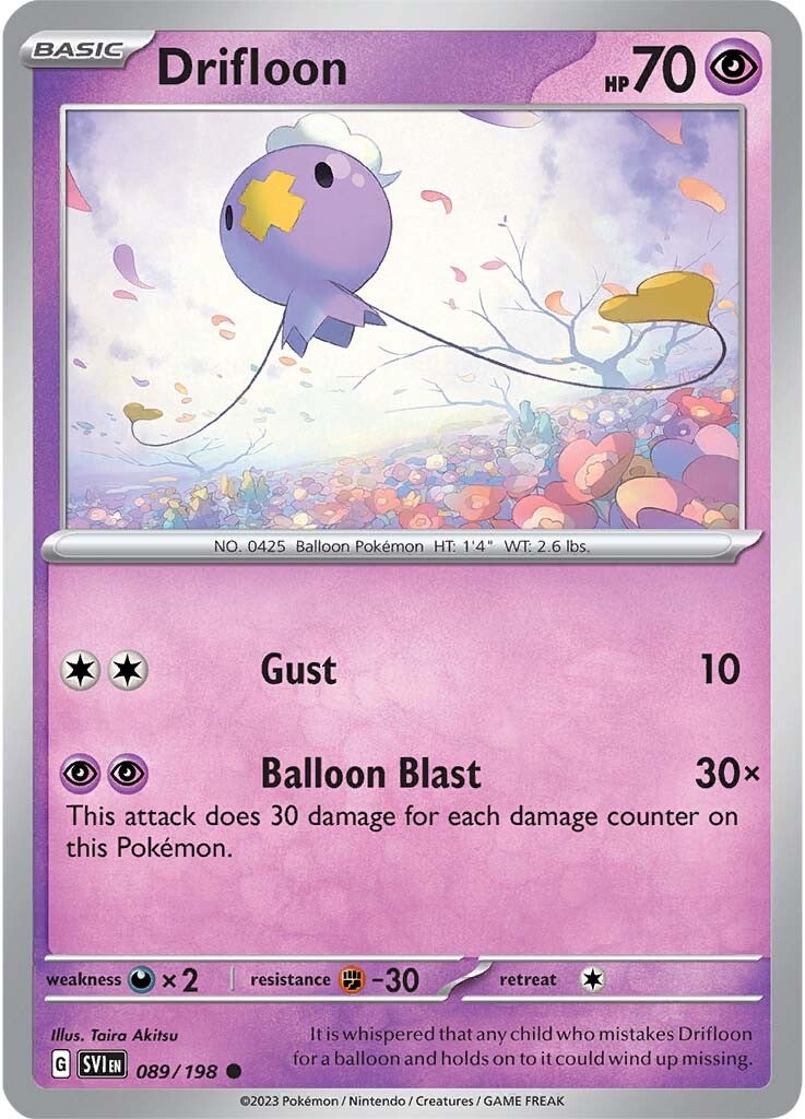 Drifloon (089/198) [Scarlet & Violet: Base Set] | Pegasus Games WI