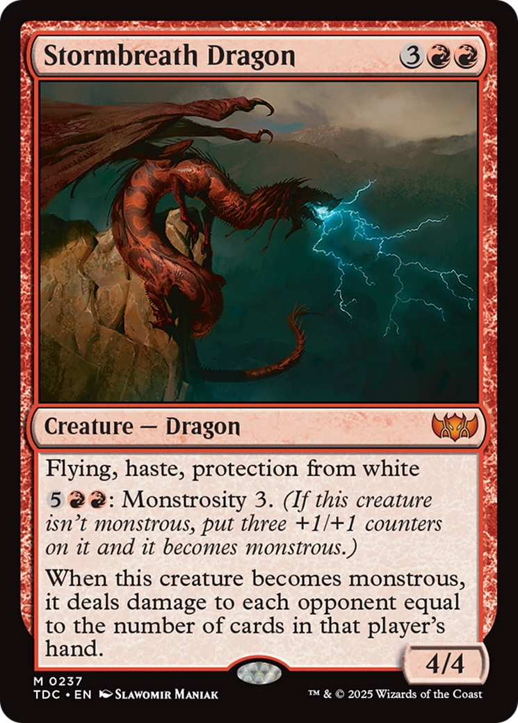 Stormbreath Dragon [Tarkir: Dragonstorm Commander] | Pegasus Games WI