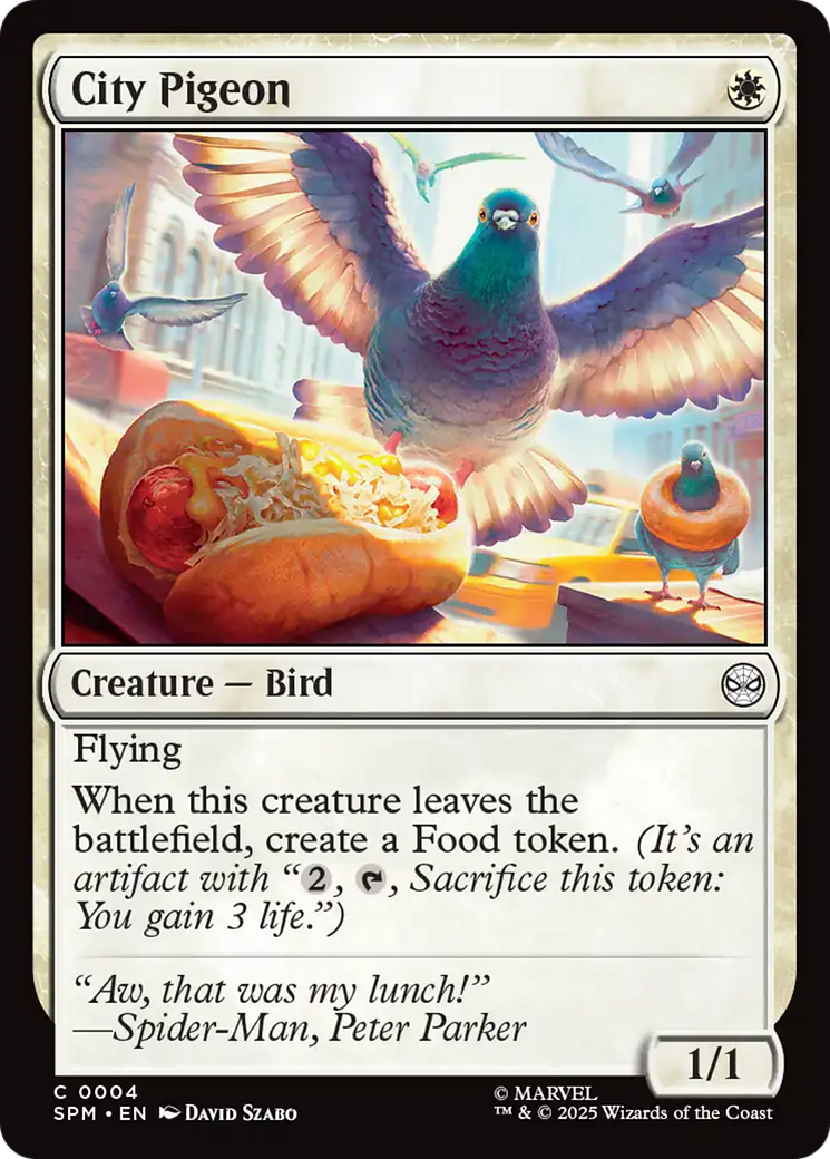 City Pigeon [Marvel's Spider-Man] | Pegasus Games WI