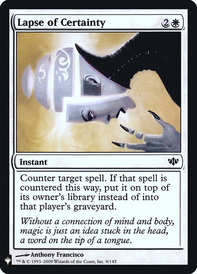 Lapse of Certainty [Mystery Booster] | Pegasus Games WI