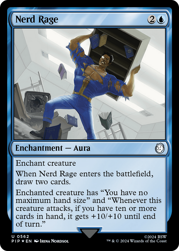 Nerd Rage (Surge Foil) [Fallout] | Pegasus Games WI