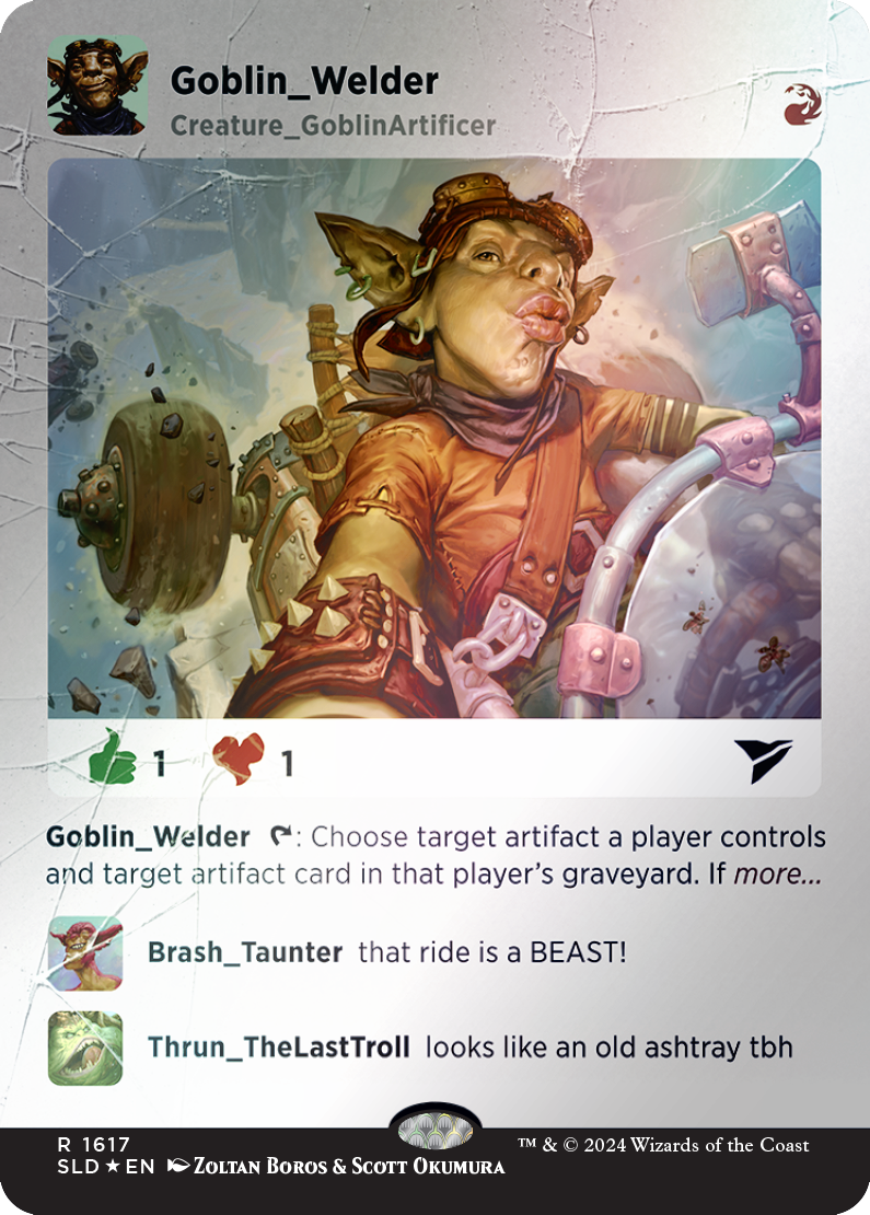 Goblin Welder (Rainbow Foil) [Secret Lair Drop Series] | Pegasus Games WI