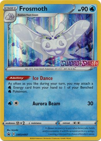 Frosmoth (SWSH007) (Prerelease Promo) [Sword & Shield: Black Star Promos] | Pegasus Games WI