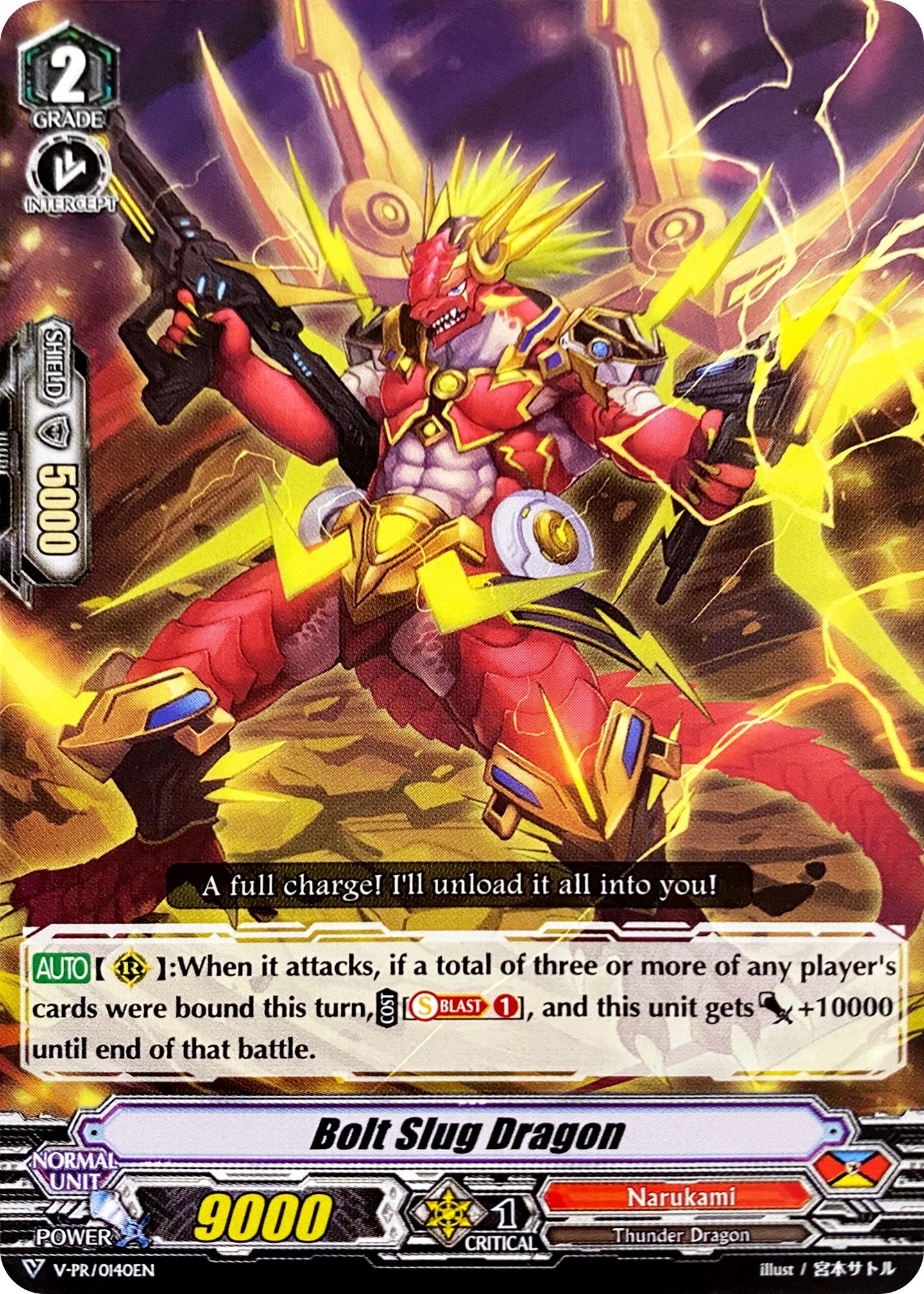 Bolt Slug Dragon (V-PR/0140EN) [V Promo Cards] | Pegasus Games WI