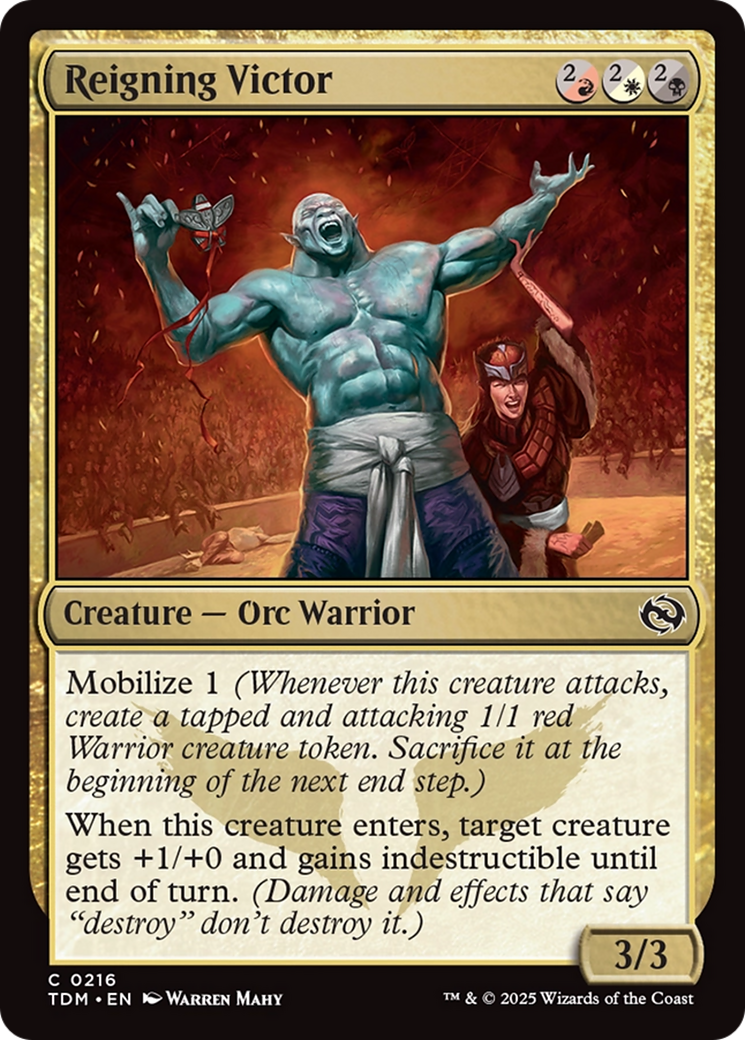Reigning Victor [Tarkir: Dragonstorm] | Pegasus Games WI