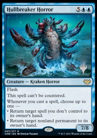 Hullbreaker Horror (Promo Pack) [Innistrad: Crimson Vow Promos] | Pegasus Games WI