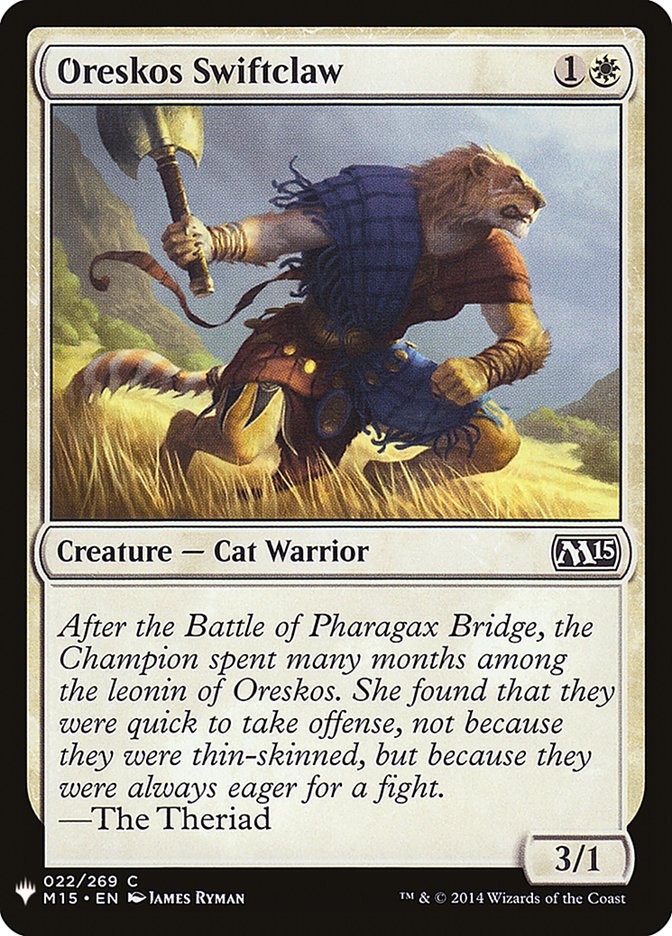 Oreskos Swiftclaw [Mystery Booster] | Pegasus Games WI