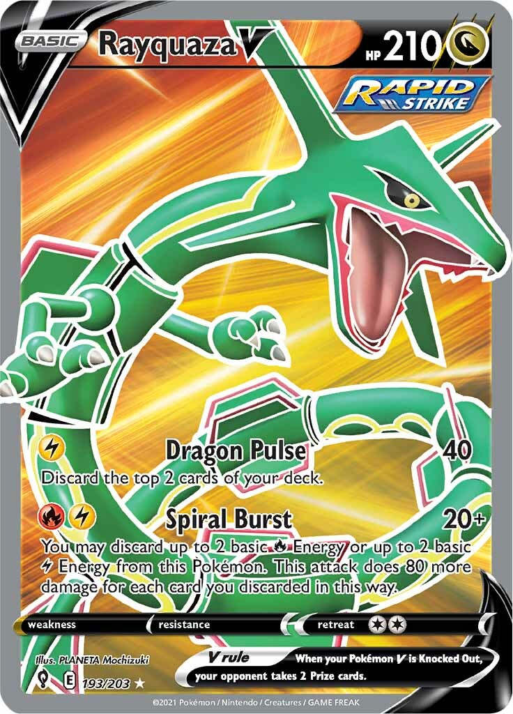 Rayquaza V (193/203) [Sword & Shield: Evolving Skies] | Pegasus Games WI