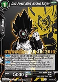 Dark Power Black Masked Saiyan (OTAKON 2019) (BT5-112_PR) [Promotion Cards] | Pegasus Games WI