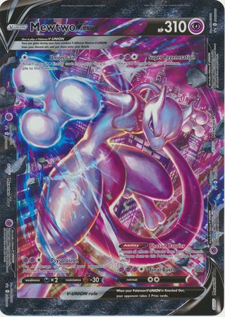 Mewtwo V-Union (Jumbo Card) [Sword & Shield: Black Star Promos] | Pegasus Games WI