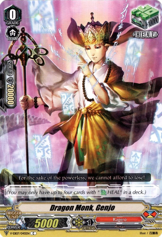 Dragon Monk, Genjo (V-EB07/045EN) [The Heroic Evolution] | Pegasus Games WI