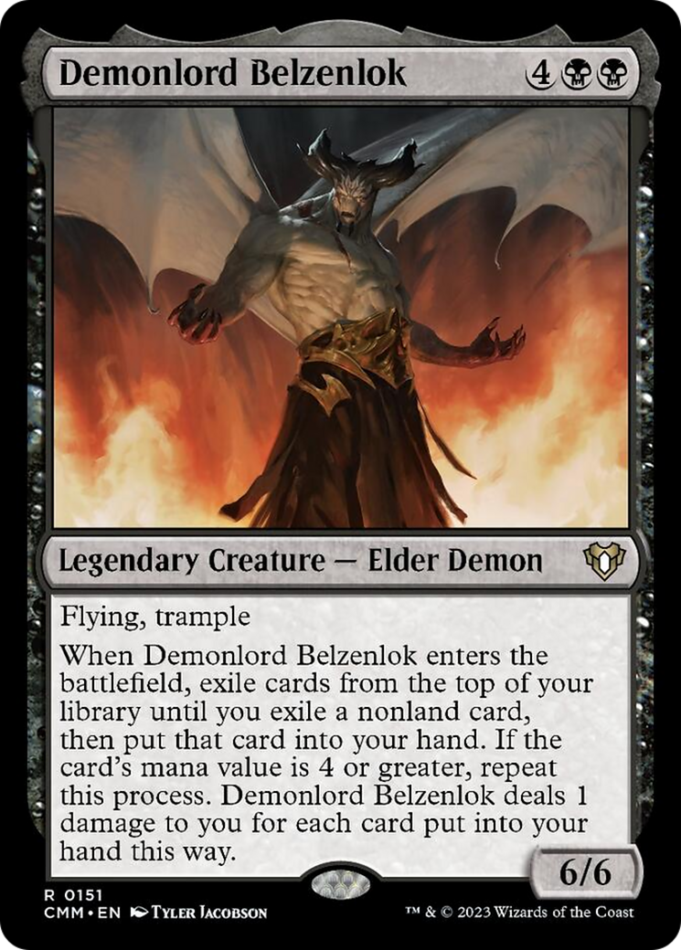 Demonlord Belzenlok [Commander Masters] | Pegasus Games WI