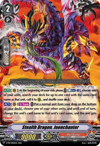 Stealth Dragon, Juonchanter (V-PR/0202EN) [V Promo Cards] | Pegasus Games WI