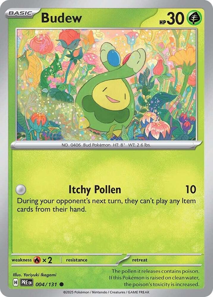 Budew (004/131) [Scarlet & Violet: Prismatic Evolutions] | Pegasus Games WI