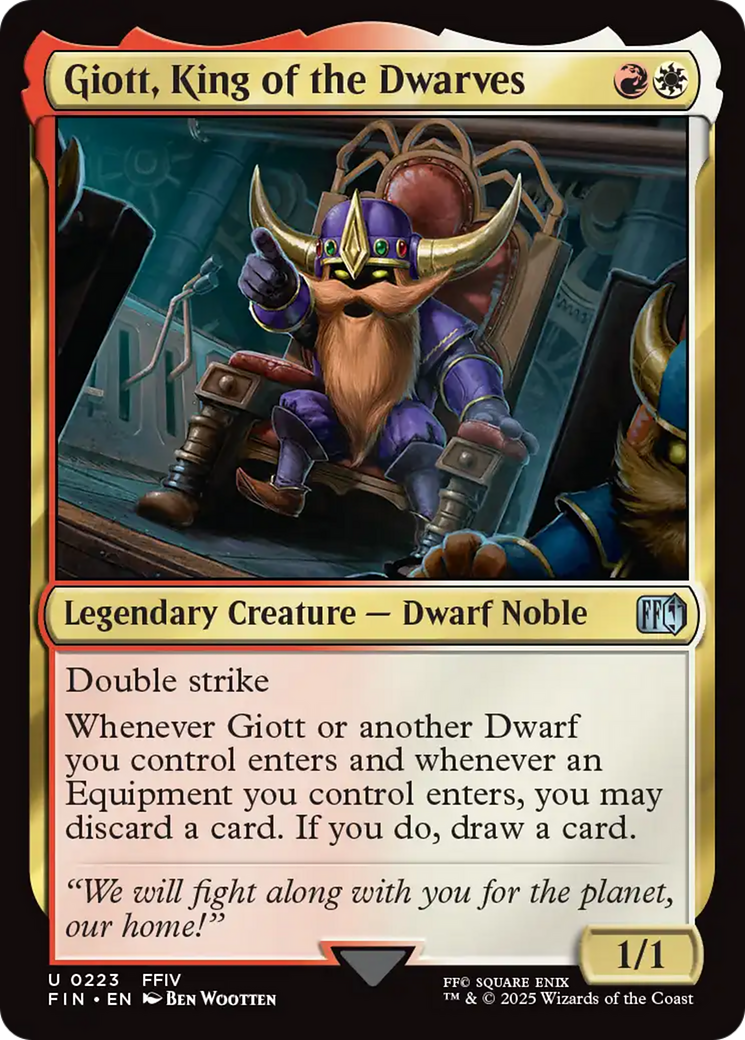 Giott, King of the Dwarves [FINAL FANTASY] | Pegasus Games WI