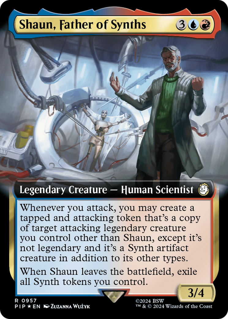 Shaun, Father of Synths (Extended Art) (Surge Foil) [Fallout] | Pegasus Games WI