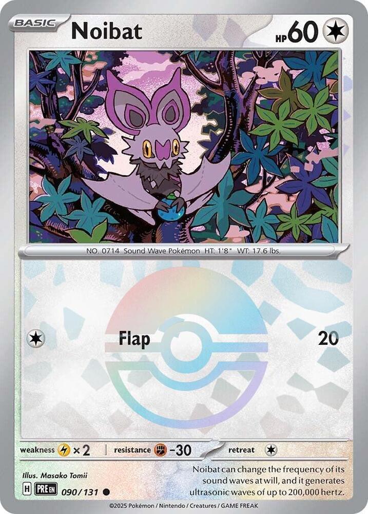 Noibat (090/131) (Poke Ball Pattern) [Scarlet & Violet: Prismatic Evolutions] | Pegasus Games WI