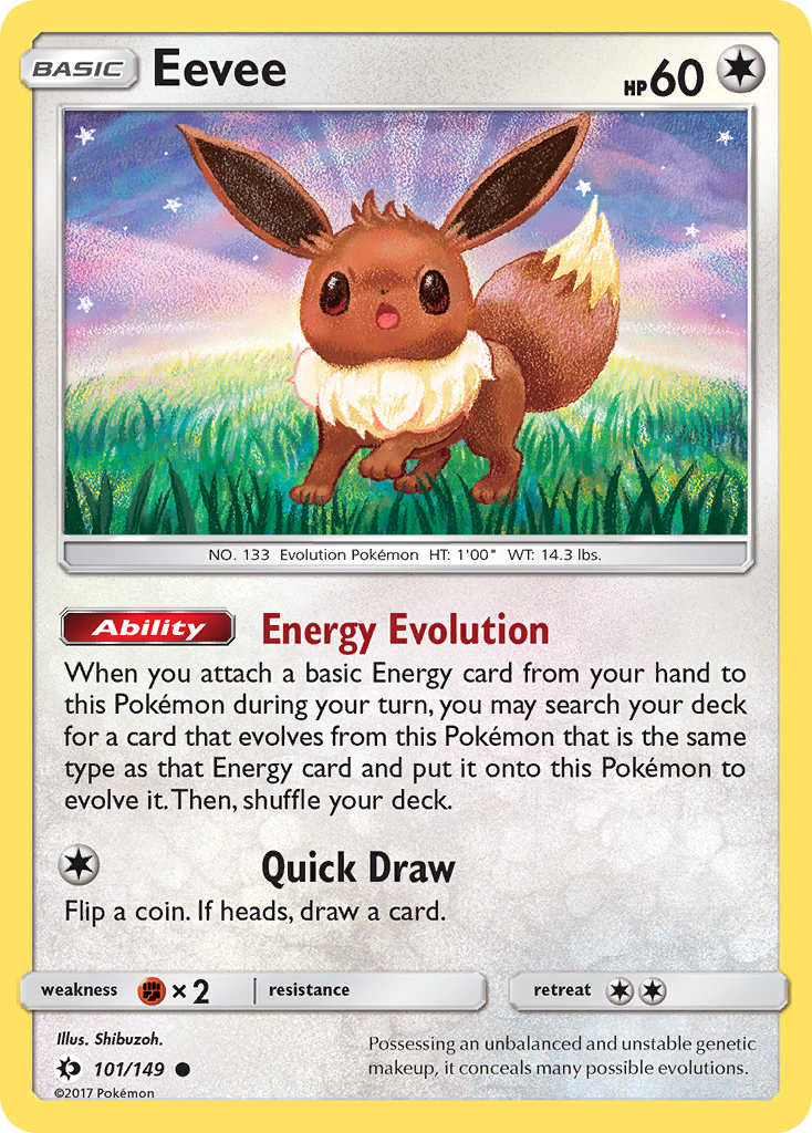 Eevee (101/149) [Sun & Moon: Base Set] | Pegasus Games WI