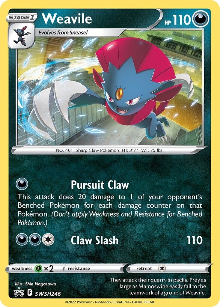 Weavile (SWSH246) [Sword & Shield: Black Star Promos] | Pegasus Games WI