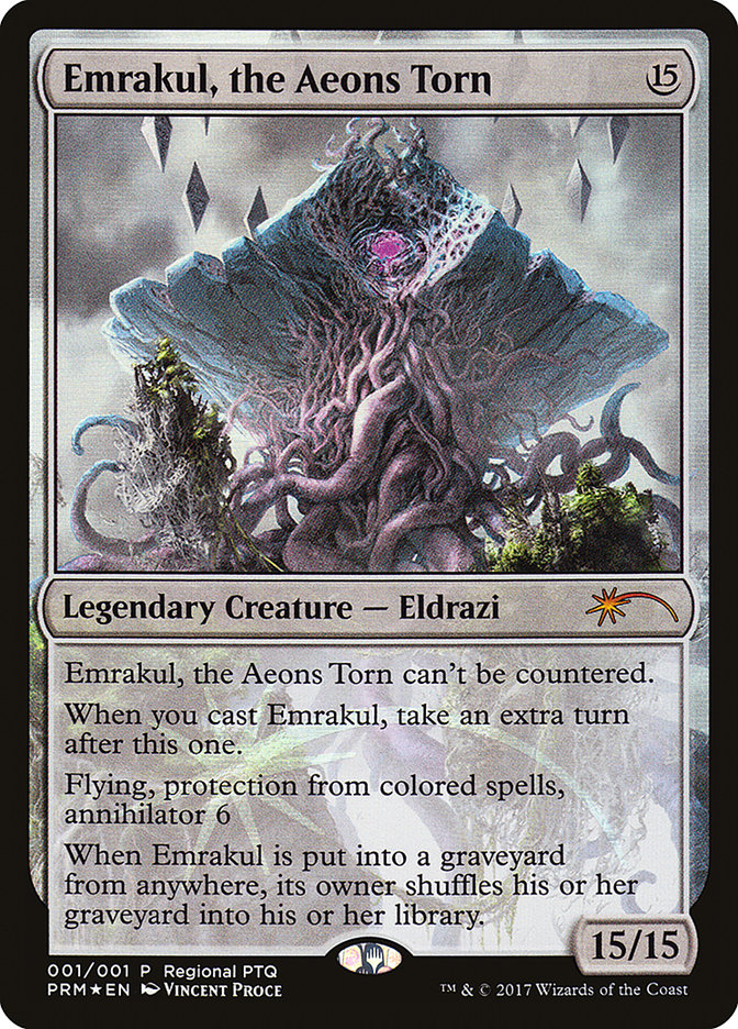 Emrakul, the Aeons Torn (Regional PTQ) [Pro Tour Promos] | Pegasus Games WI