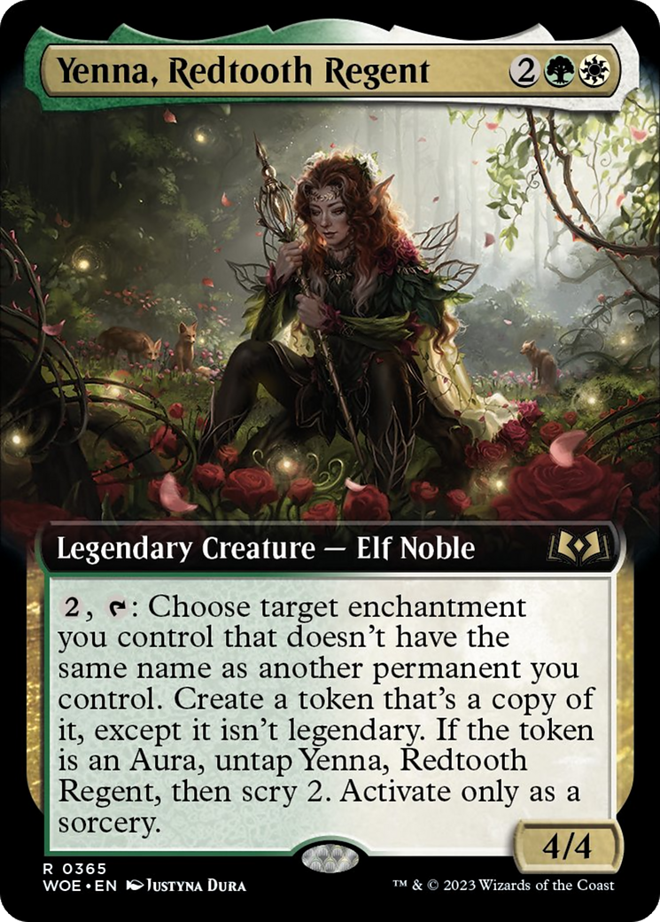 Yenna, Redtooth Regent (Extended Art) [Wilds of Eldraine] | Pegasus Games WI