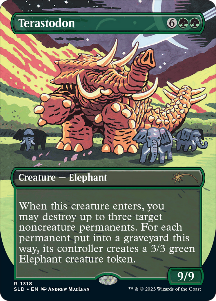 Terastodon (Rainbow Foil) [Secret Lair Drop Series] | Pegasus Games WI